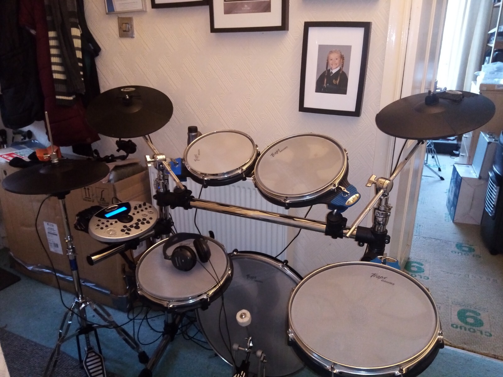 Traps E500 electronic drum kit used eBay