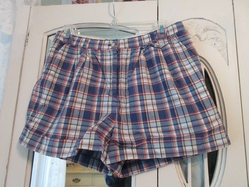 Fred Perry a Cuadros Con Puño Pantalones cortos para mujer Talla 6 | eBay