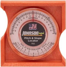 Johnson Pitch and Slope Locator Tool Durable Level with Acrylic Lens