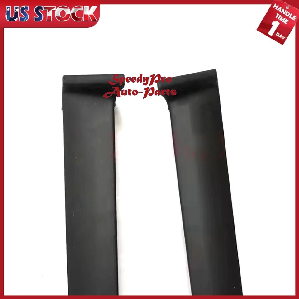 New A Pair of Black Roof Trim Molding Kit for 2009-2014 Honda Fit - Image 3 of 4