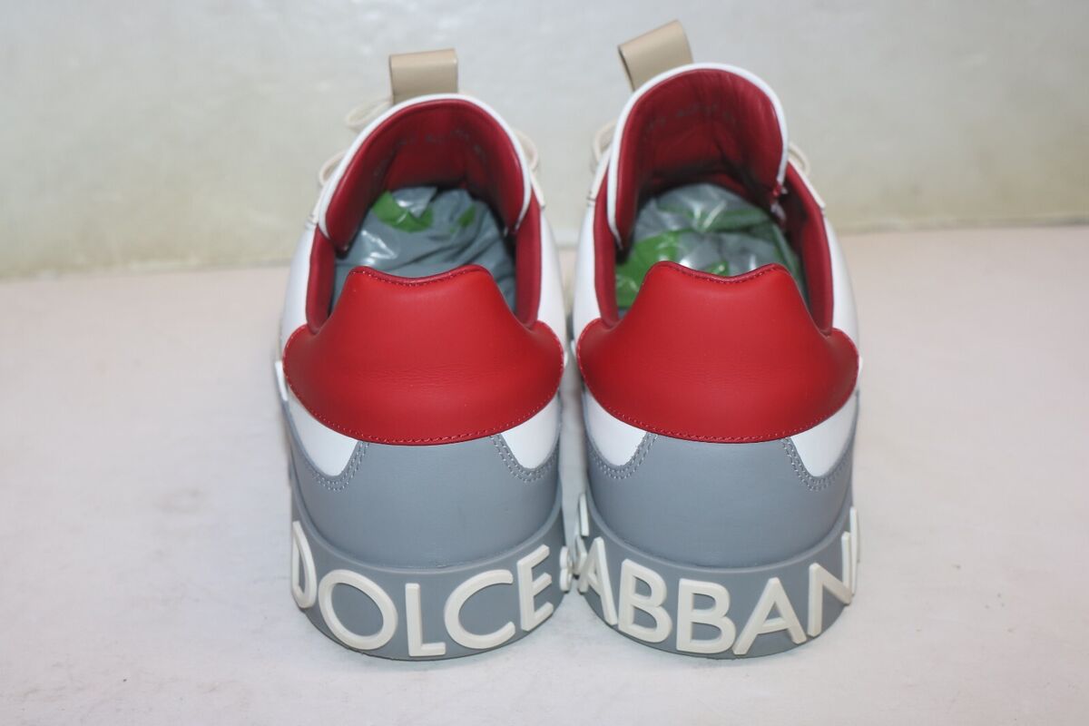 Dolce & Gabbana Custom 2.Zero Low Beige White Grey Red Dolce & Gabbana Custom 2.Zero Low Beige White Grey Red