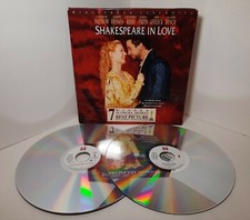 Shakespeare In Love Widescreen Laser Disc Miramax READ
