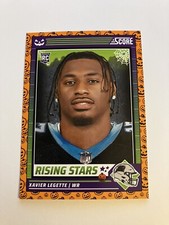 Xavier Legette 2024 Score Rising Stars Orange Pumpkin #49 Carolina Panthers RC