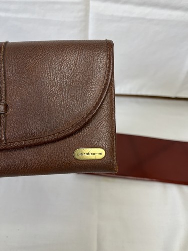 Lotto di 3 Pochette Portafoglio Triplo Liz Claiborne And Rolf in Finta Pelle, Pelle di mucca - Foto 9 di 21