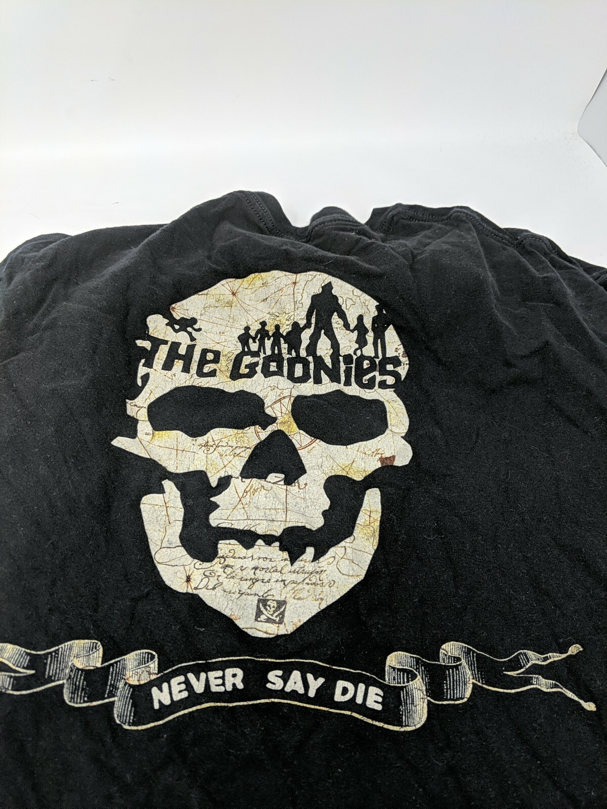 The Goonies Never Say Die Rare Official Asteria Skull T-Shirt Size Double Large image 4