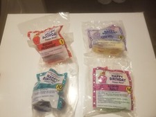 McDonald's 1994 Happy Birthday Happy Meal Toys - lot of 4 - 1, 8, 10 and 14
