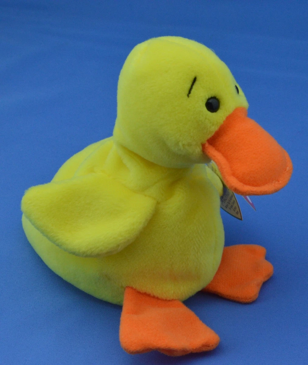 Quackers the duck beanie baby worth sale