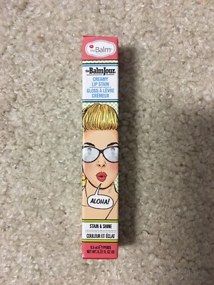 NIB the BalmJour Creamy Lip Stain, The Balm Cosmetics, 6.5 ml Aloha! FREE SHIP