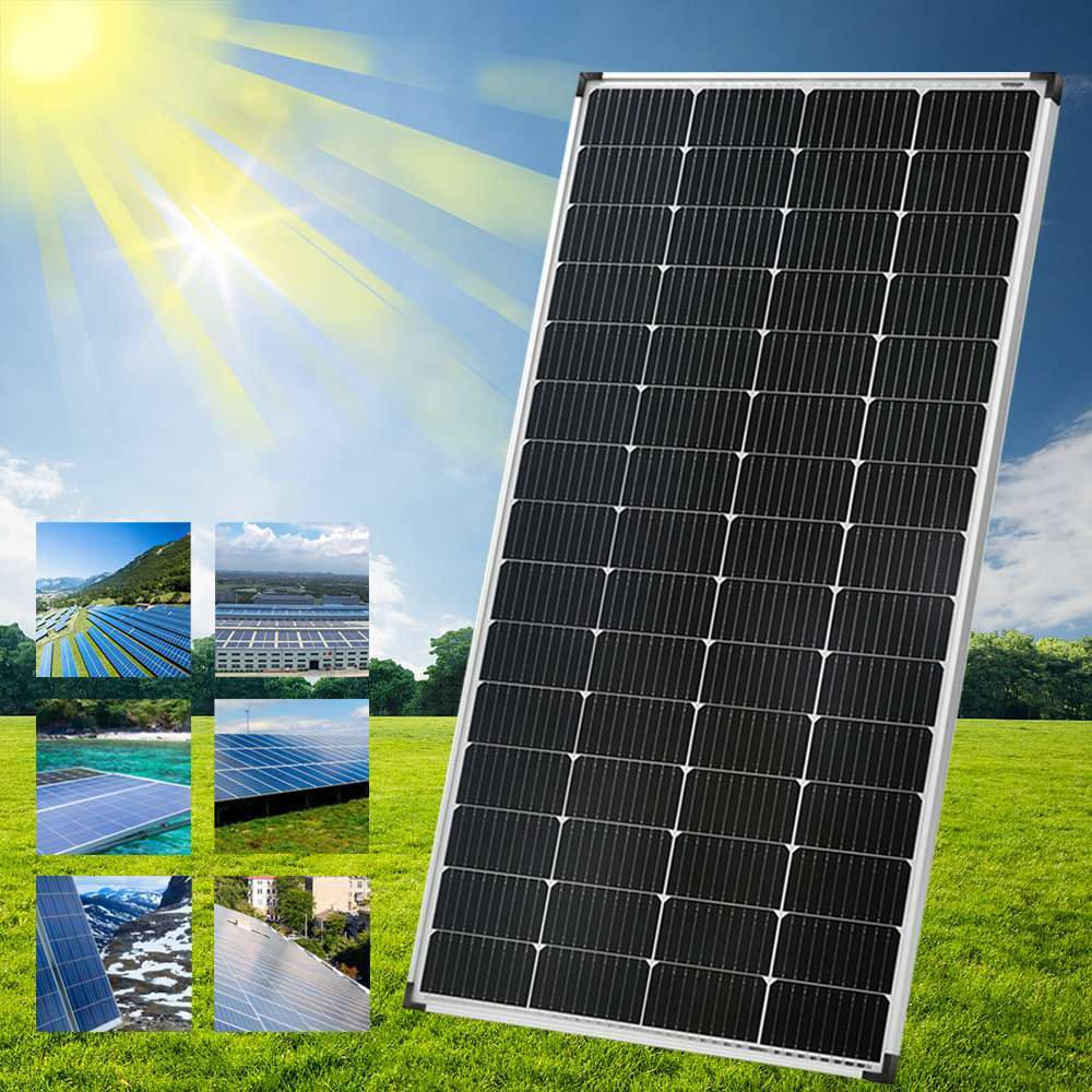 200W 12V Mono Solar Panel for RV Camping Boat Marine Off-Grid Power