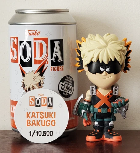 Funko Soda My Hero Academia Katsuki Bakugo 1/10500 Common Vinyl Figure