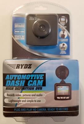 Rydz Automotive Dash Camera Hi Def DVR & Voice Recorder (Factory Sealed)