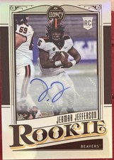 2021 Panini Legacy Football JERMAR JEFFERSON Rookie Chrome Autograph MINT!