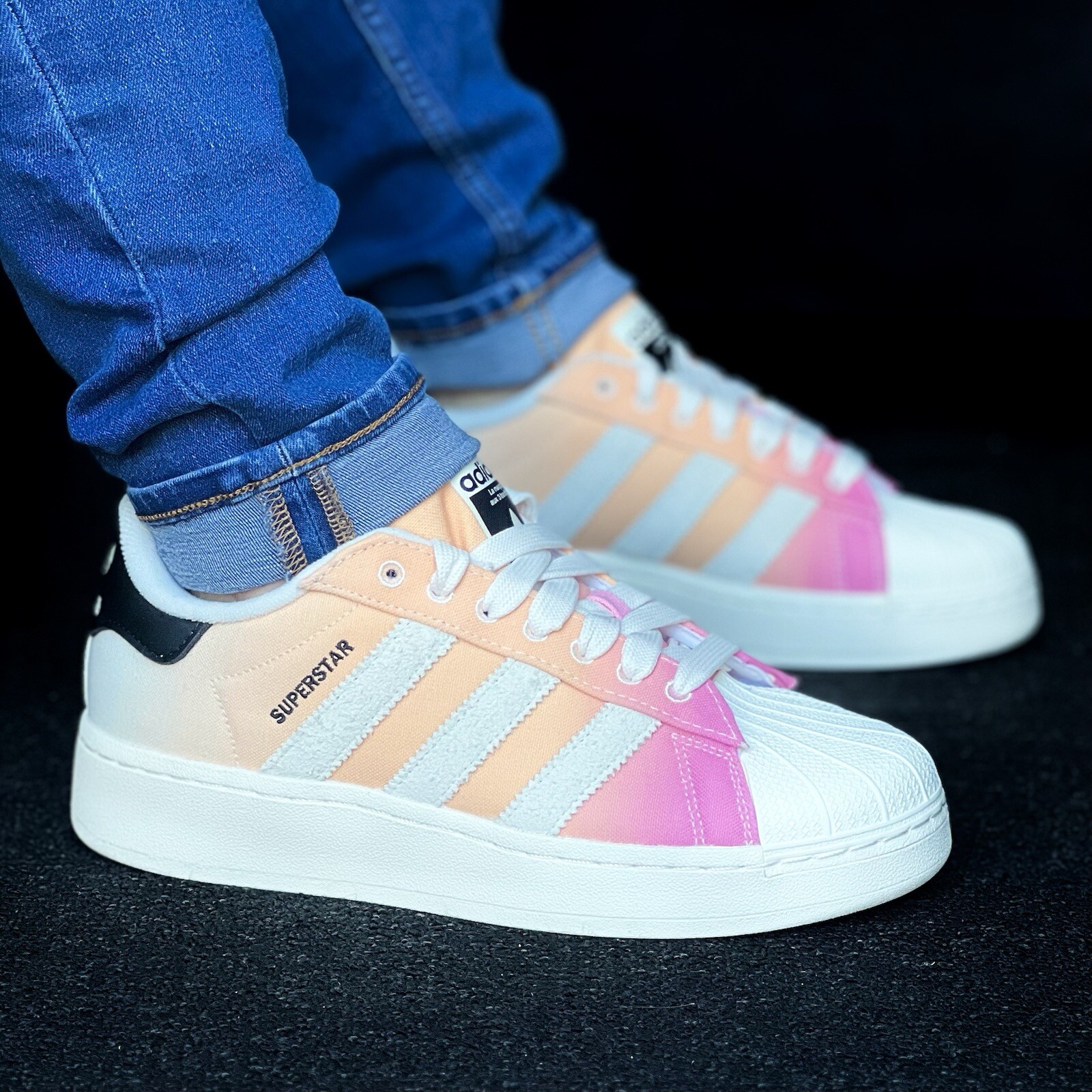 Adidas Orginals Superstar XLG Мужская повседневная обувь размера 13, спортивные кроссовки #497