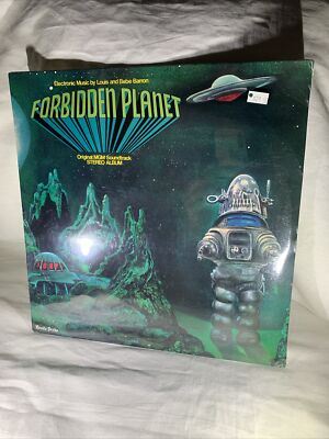 LOUIS & BEBE BARRON Forbidden Planet LP Soundtrack Planet Records PR-001 SEALED
