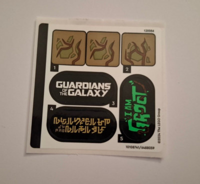 LEGO   - Sticker aus 76297 Tanzender Groot Aufkleber