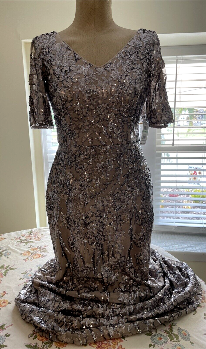 alex evening dress Evenings Women's Long Column with Sweetheart Neck (Petite and Regular) : Clothing, Shoes & Jewelry Womens Alex Evenings Printed Off Alex Evening Mesh Sequins Mink