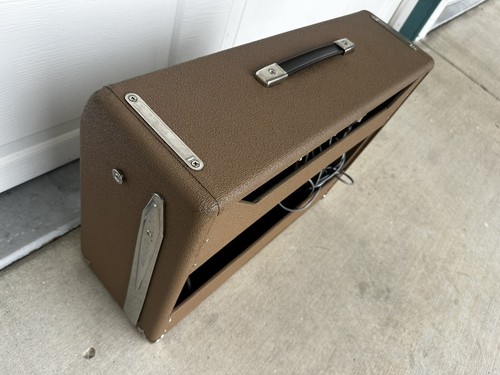 1990 Fender '63 Vibroverb Reissue 40W 2x10 Combo Amp! Rare Brownface! Early One - Picture 6 of 24