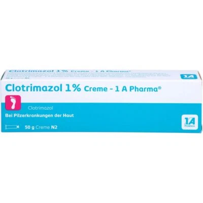 1 A PHARMA GMBH CLOTRIMAZOL 1% Creme-1A Pharma 50 g PZN 02409006