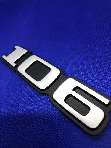 Logo Badge emblème Peugeot 106 Arrière Coffre Original Neuf - Imagen 8 de 12