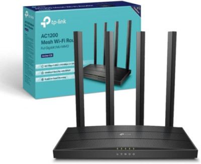 TP-Link Archer C6 Gigabit Router WLAN, Dual Band AC1200Mbps Wireless, 5... 