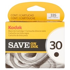 Genuine Kodak 30 Black Ink Cartridge for ESP 1.2, 3.2, C110, C310 Hero 2.2,3.1
