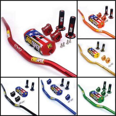 NEW ProTaper Handle Bike Bar Handlebars  1 1/8'' Grips Pad ATV Quad Motorcycle