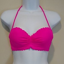 Victoria's Secret Bikini Top Womens 32B Pink Underwire Halter