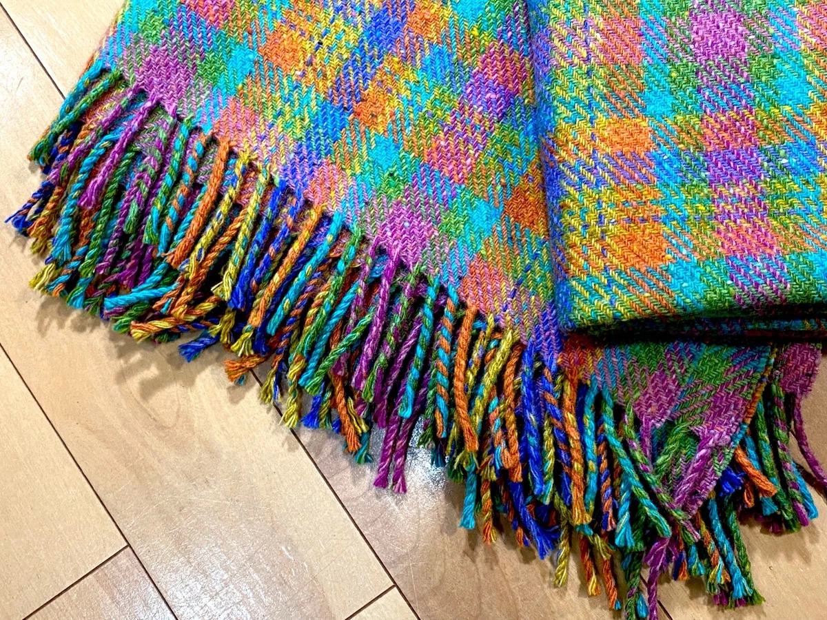 Check wool blanket hot sale