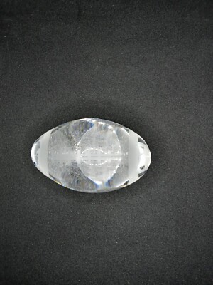 Tiffany & Co. Lead Crystal Glass Football Paperweight Art Glass | eBay
