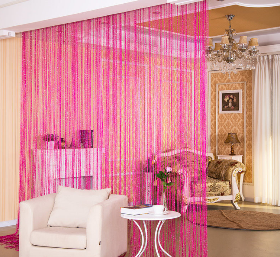 Room Divider Love Beads Doorway Bamboo Wood Beaded Curtain Wear