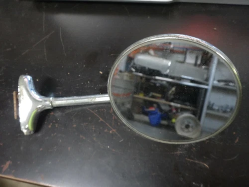 ATTENTION RAT RODDERS!!! Vintage Bolt on Mirror