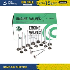 Intake Exhaust Valves Fit 06-11 Honda Civic 1.8 SOHC R18A1 R18A4