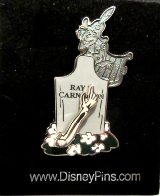 WDW HARPIST RAY N. CARNATION HAUNTED MANSION TOMBSTONE MYSTERY PIN - LR - #79432