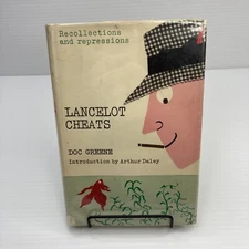 Lancelot Cheats Doc Greene Signed! 1962 HC Detroit Sports Writer Sports Writing