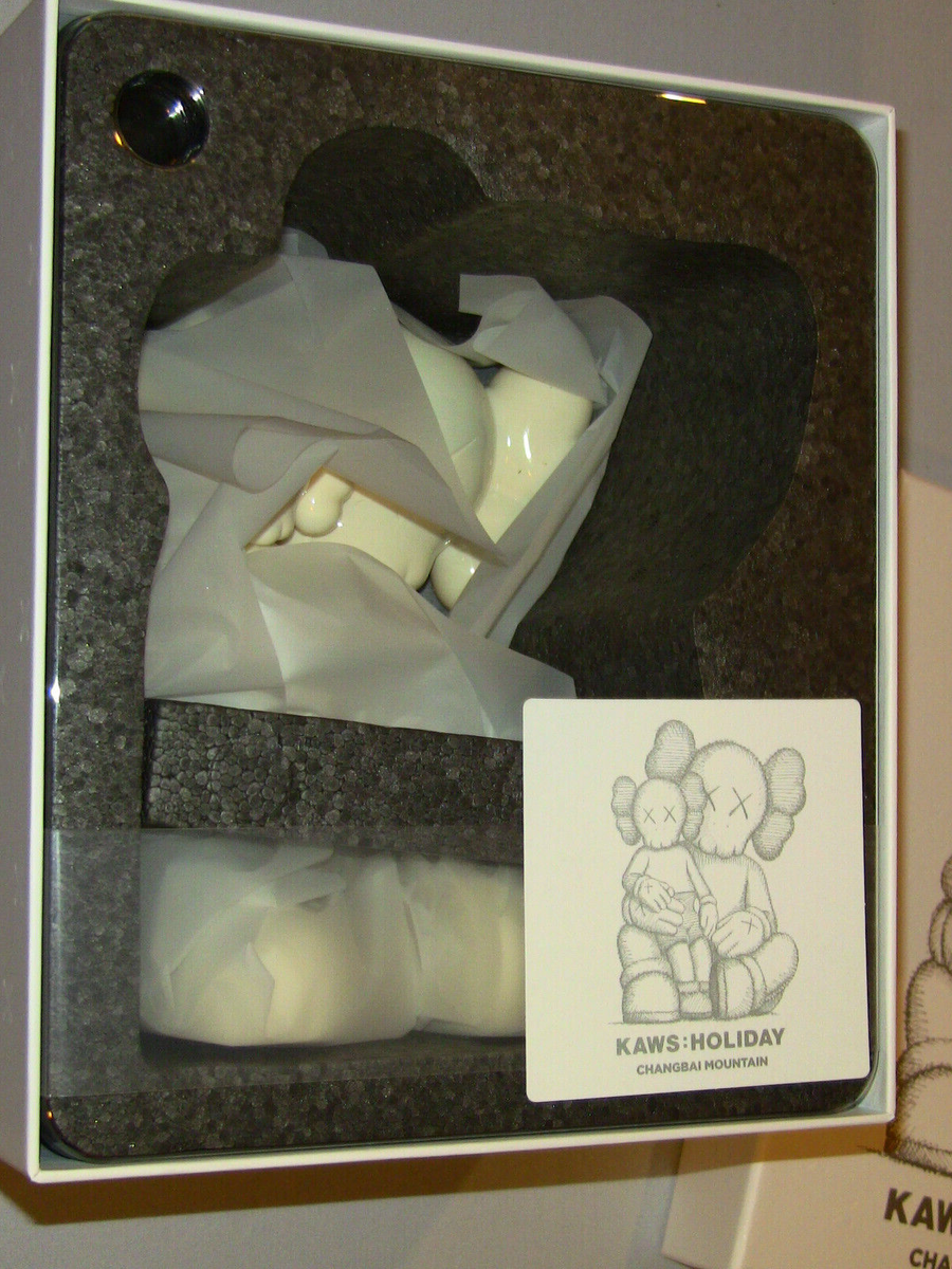 KAWS Holiday Changbai Mountain Snowy White Vinyl Figure NEW KAWS Holiday Changbai Mountain Snowy White Vinyl Figure NEW