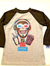 Max  Olivia Little Boys Raglan Long Sleeve Pajama top, Size XS  4-5 .NWT