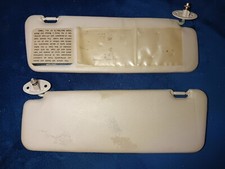 89-95 Toyota Pickup Truck 4runner Sun Visors Shades Driver Passenger Lh Rh Tan