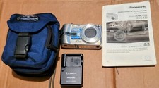 Panasonic Lumix DMC-TZ3 Digital Camera w Battery Charger Card Case LEICA TESTED