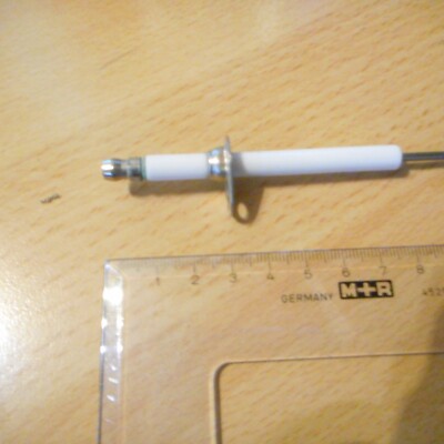 Zündelektrode SABCO  Isolator Ø 7mm+70mm,Draht 80mm NEU