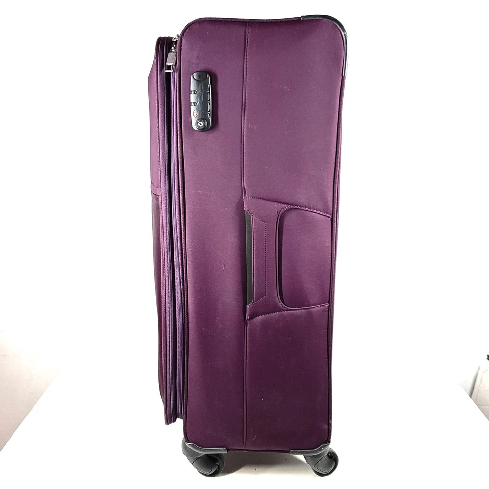 Samsonite 30" 72H DLX Spinner ULTRA LIGHT Luggage Suitcase TSA Lock Purple - Image 2 of 4