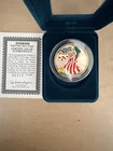 2000 Silver Eagle Painted in Capsule $1 Dollar 1oz Uncirculated .999 MS-
