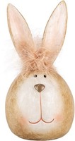 Clayre & Eef 6PR5267 Deko Kaninchen Beige Ø 11X21 Cm Landhausstil