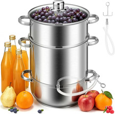 Stainless Steel Steam Juicer for Canning Fruit and Grape Juice