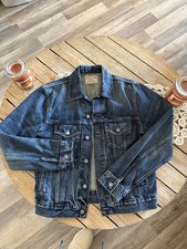 Vintage POLO Ralph Lauren Denim Trucker Jacket Authentic Denim Goods Men Sz Smal