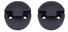 PACK OF 2 TOURTE MUTES FOR VIOLIN  SMALL VIOLA -BLACK RUBBER - SOUND REDUCING
