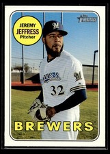 2018 Topps Heritage #664 Jeremy Jeffress