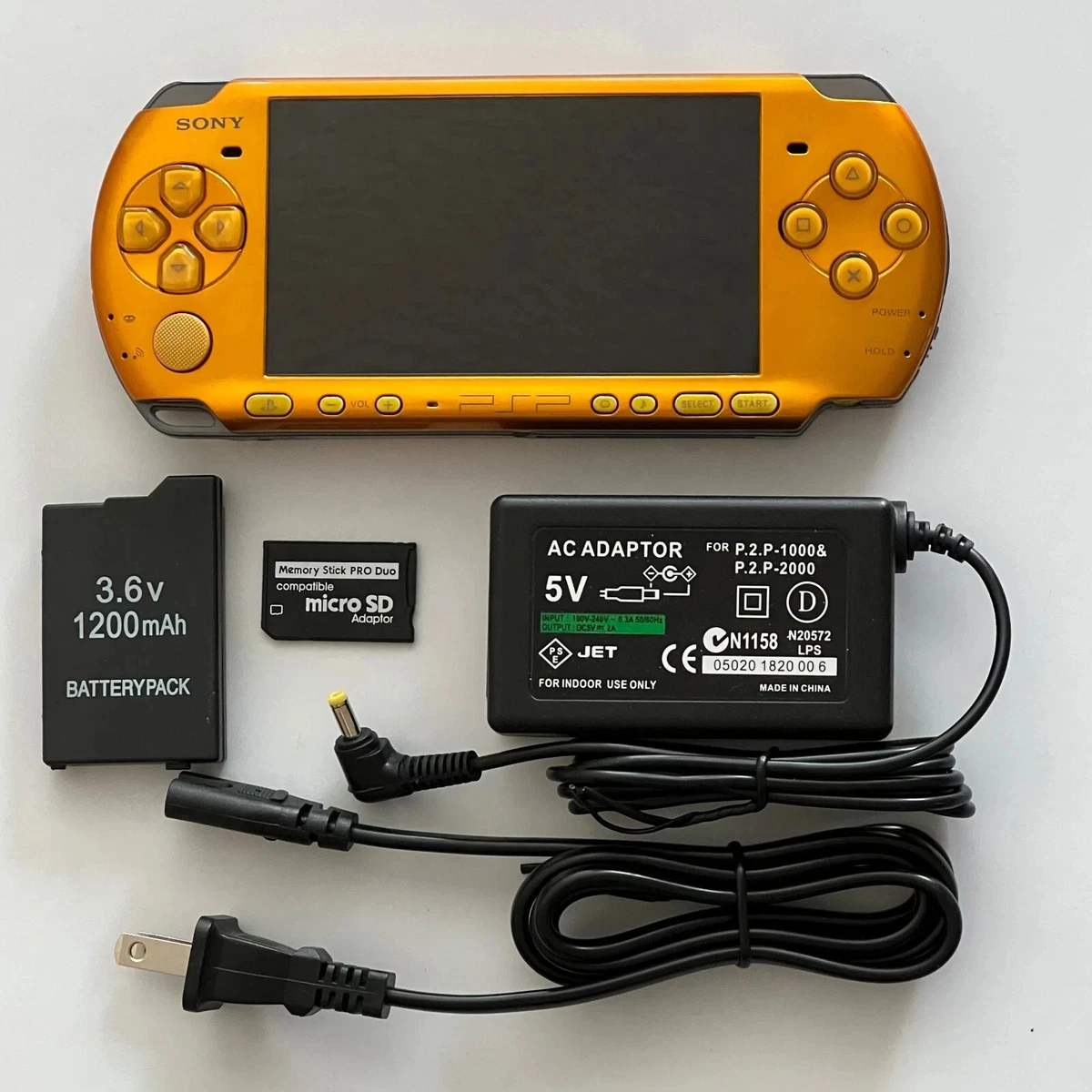 Sony PSP-3000 Yellow Video Game Consoles for sale - eBay