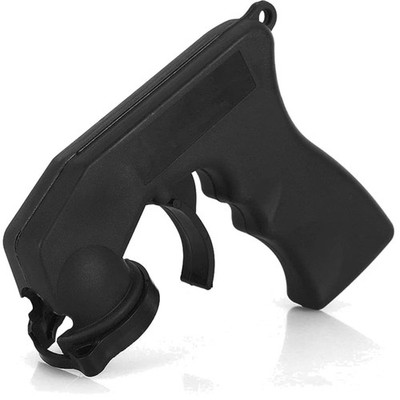 Sprühdosen Halter Pistolengriff Spraypistole Werkzeug Kunststoff Schwarz Stre...