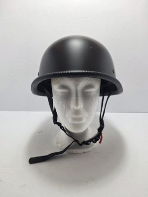 AHP DOT FMVSS 218 Motorcycle Black Helmet   XXL