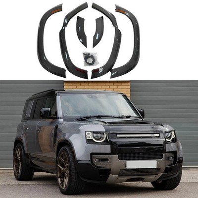 6PCS Extended Wheel Arch With LED Light Fits For Defender 110 L851 2020-2026